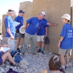 SIS team discussing inscriptions