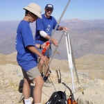Team 2; setting up reference station