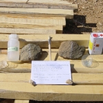 Trial test on sandstone
