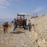 Constructing temporary road